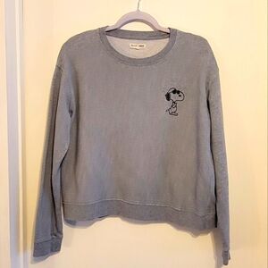 Madewell Peanuts Gray Sweatshirt